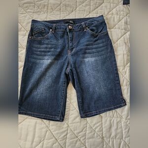 1822 Denim Dark Blue Shorts